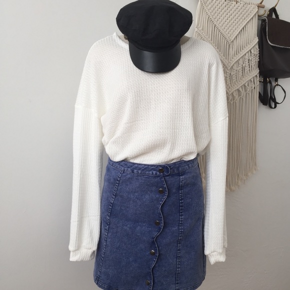 ❗️One Left❗️NWT White waffle knot back - Picture 8 of 8